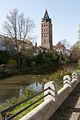 Blick zur Stadtkirche St. Peter 